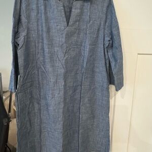 Blue Chambray Tunic Dress